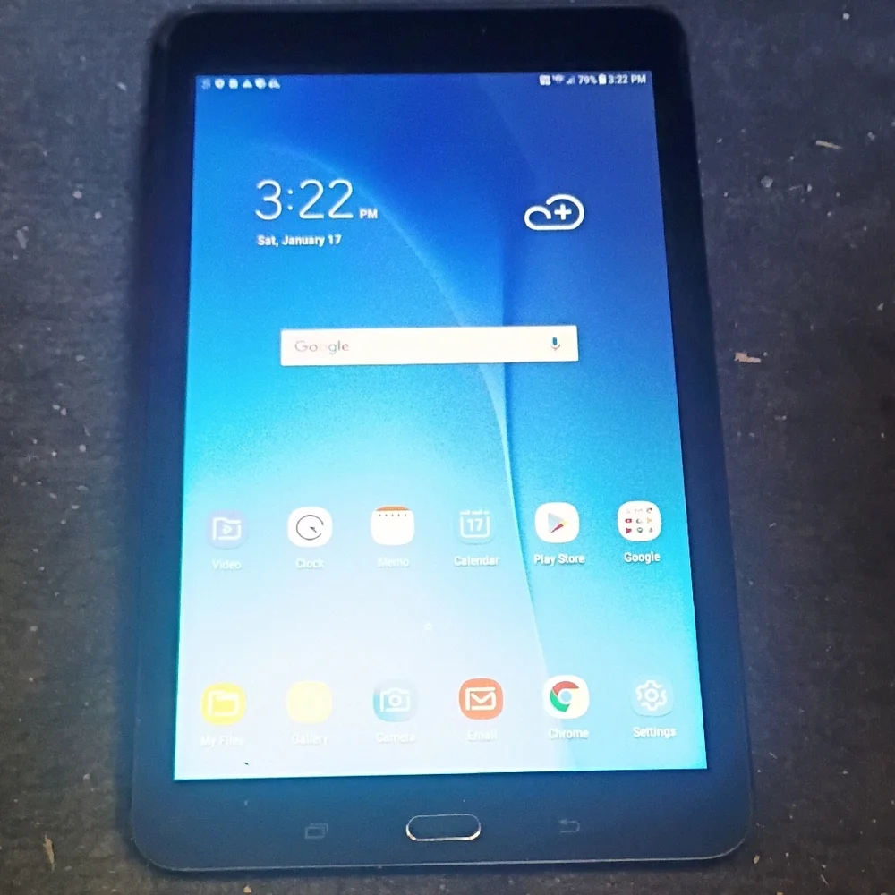 Samsung Dark Gray Tablet